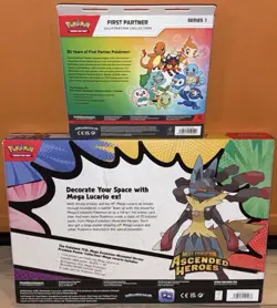 Pokemon TCG Ascended Heroes Poster Collection Box Plus More New Sealed Lot Of 2 - Image 2
