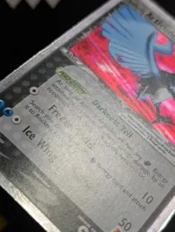 Rocket's Articuno ex 96/109 Team Rocket Returns Pokemon LP Holo BEND DAMAGE - Image 3