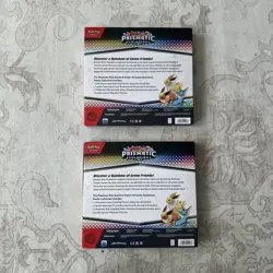 2 x Pokemon TCG Prismatic Evolutions Poster Collection Box Factory Sealed New! - Image 4