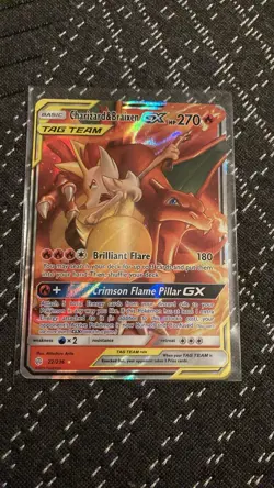 Pokemon TCG Charizard & Braixen GX Holo Ultra Rare Full Art 22/236 NM - Image 1