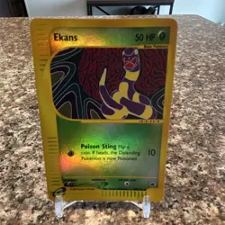 The Pokemon Company Pokemon TCG Ekans Reverse Holo Expedition 108/165 Basic 2002 - Image 1