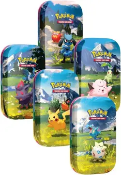 🔥LOT OF 5 Pokemon Mini Tins Ascended Heroes Sealed Booster Packs Pikachu Incl. - Image 1