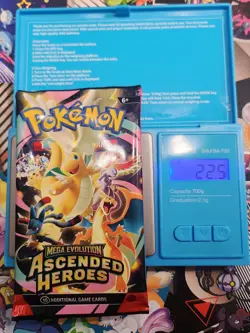 EXTREMELY HEAVY! 22.5g GOD PACKUUU Ascended Heroes Pokemon TCG Booster (SEALED) - Image 1