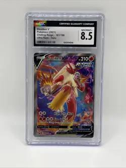 Pokemon TCG Blaziken VMAX Chilling Reign 161 CGC 8.5 - Image 1