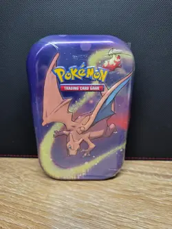 Sealed Pokemon TCG Kanto Power Charizard Mini Tin 2 x SwSh packs & Coin - Image 1