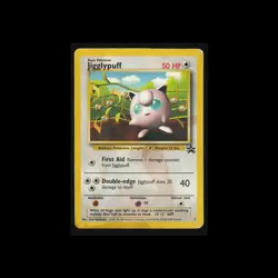 ▸ Pokemon | 2000 | Jigglypuff | WOTC Black Star Promo | #7 | HP/DMG - Image 1
