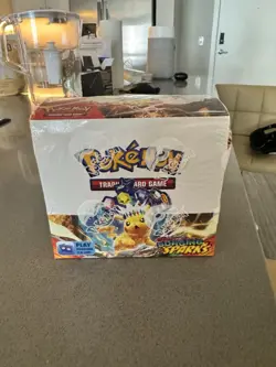 Pokemon Surging Sparks Booster Box Sealed (36 Packs) - Image 1