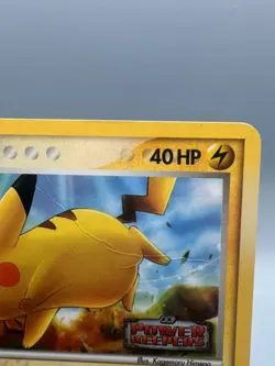 2007 POKEMON EX POWER KEEPERS #57 PIKACHU-REVERSE FOIL HP - Image 3