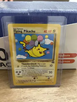 2001 Pokemon Promo WOTC Flying Pikachu #25 LP - Image 1