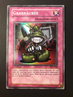 Yu-Gi-Oh! Grabrauber, PSV-G008, Super Rare, 1. Auflage, Deutsch, Mint-Good - Image 1