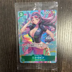 Nico Robin P-111 P ASIA stamp promo One Piece Mini-tin vol.2 Japanese JP SEALED - Image 1
