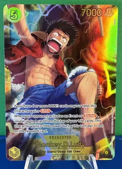Monkey D. Luffy SEC (OP15-119) - One Piece Adventure on Kami’s Island - NM - Image 1