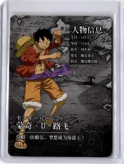 RARE!!! ONE PIECE Monkey D. Luffy CRACKED ICE - Image 2