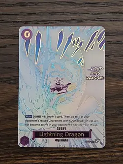 One Piece Lightning Dragon OP15-077 Alt Art Adventure On Kami's Island - Image 1