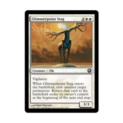 WOTC MtG Scars of Mirrodin Glimmerpoint Stag (U) (x4) NM - Image 1