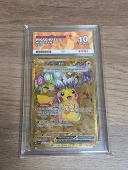 Pokemon Pikachu Ex 247/191 Surging Sparks Gold Ace 10 - Image 1