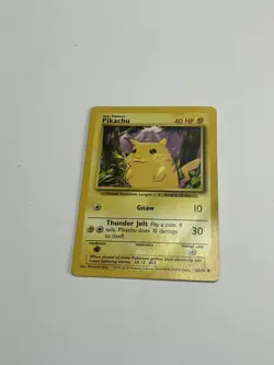 Pokemon Card 1999 PIKACHU Rare Yellow Cheeks 58/102 Base Set - Image 1