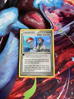 Pokemon TCG Holon Scientist 97/113 Reverse Holo Stamped Ex Delta Species - Image 1