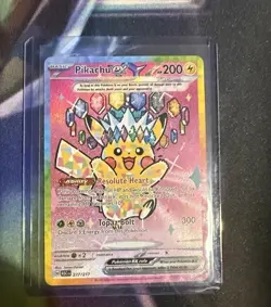 Pokemon TCG Pikachu ex 277/217 Ascended Heroes Special Illustration Rare NM SIR - Image 1