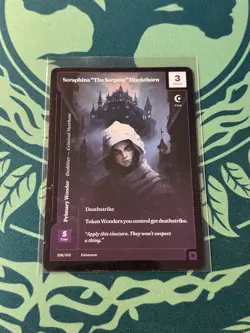 Seraphina “The Serpent” Blackthorn Paper Rare Wonders Of The First Existence - Image 1