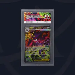 Mega Gengar EX 284/217 Ascended Heroes ACE 10 GEM MINT Perfect Subgrades - Image 2