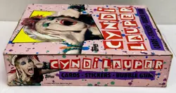 1985 Cyndi Lauper Vintage Trading Card Wax Box 36 Packs Topps Full - Image 5