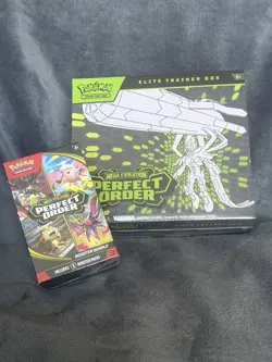 Pokemon TCG Perfect Order ETB and Booster Box Brand New Sealed - Image 1