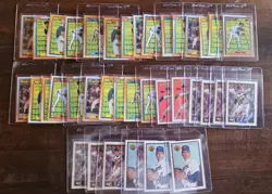 Nolan Ryan 37 total card lot - 80s 90s Topps Non Rookie - Image 1