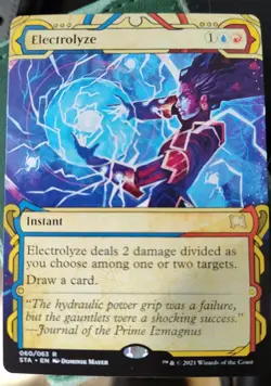 Magic the Gathering (mtg): STA: Electrolyze - Rare - Full Art - Image 1