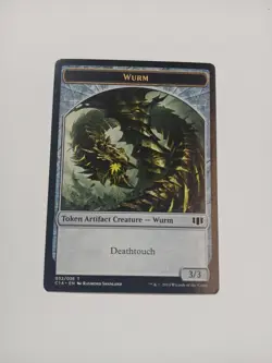MTG Wurm/Goat Double-sided Token Commander 2014 LP/NM Condition. ●231 - Image 1