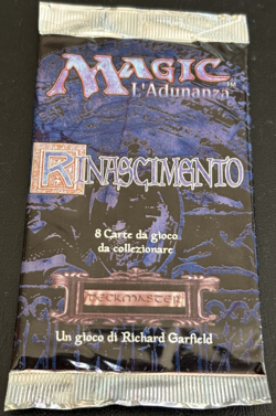 Magic the Gathering (MTG) Rinascimento (Renaissance) Italian Booster Pack Sealed - Image 1