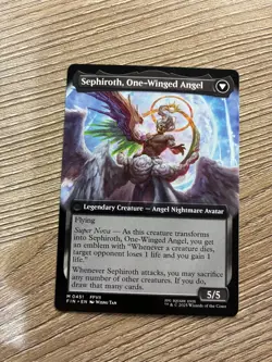 1x Sephiroth, Fabled SOLDIER (Extended Art) MTG Final Fantasy Regular NM-M 0451 - Image 2