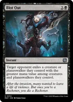 Blot Out - Near Mint MTG March of the Machine: The Aftermath - Image 1