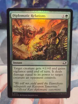 FOIL C 0177 Diplomatic Relations Common Edge of Eternities MTG Card Instant - Image 1