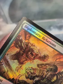 FOIL C 0177 Diplomatic Relations Common Edge of Eternities MTG Card Instant - Image 2