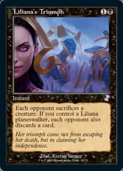 Liliana's Triumph - Near Mint MTG Time Spiral Remastered - Image 1