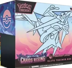 Pokemon Center Chaos Rising Elite Trainer Box ETB CONFIRMED ORDERS PRESALE - Image 1