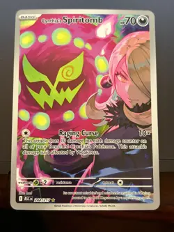 Pokemon Cynthia's Spiritomb 244/217 Me: Ascended Heroes Holo Illustration Rare - Image 1