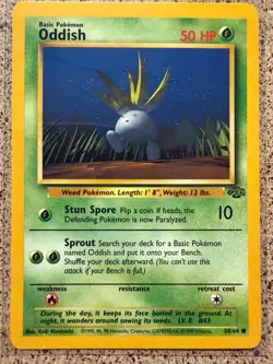 ODDISH 58/64 C JUNGLE POKEMON NM/M - Image 1