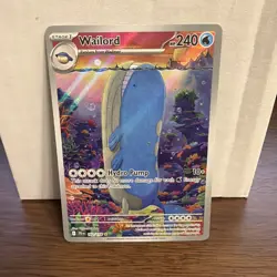 Journey Together Wailord 162/159 Illustration Rare Pokemon NM/M - Image 1