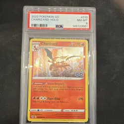 The Pokemon Company Charizard 010/078 Pokemon GO Holo Rare PSA 8 2022 - Image 1
