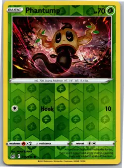 Phantump - SWSH11: Lost Origin 016/196 - Common - NM Pokemon TCG - Image 1