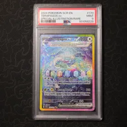 Pokemon Terapagos ex 170/142 Stellar Crown Special Illustration Rare Holo PSA 9 - Image 1