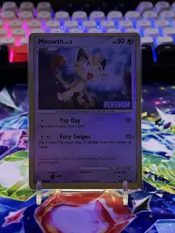 Meowth 106/146 Reverse Holo Burger King Promo Pokemon Platinum - Image 2