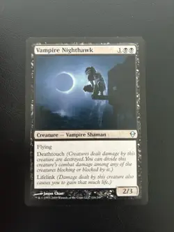 Vampire Nighthawk -MTG Zendikar Regular Uncommon 116 - Image 1