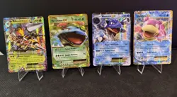 Pokemon XY Era Ex Lot: Blastoise 17/83, Venusaur 1/108, M Beedrill XY15, Slowbro - Image 1