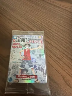 2026 ONE PIECE PROMOS COLLEGE BASKETBALL : US VOYAGE MONKEY D. LUFFY PSA 10 - Image 1