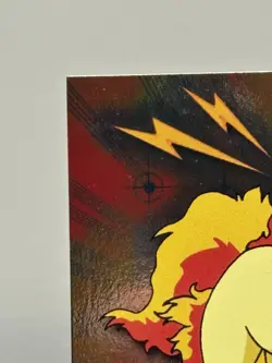 #77 Ponyta HOLO Foil Blue Logo Topps Series Pokemon Animation Edition NM - Image 2