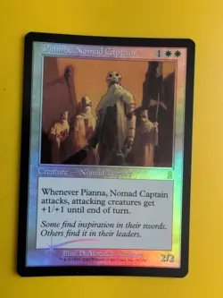Pianna, Nomad Captain. Legend MTG Card. Odyssey.Old Border FOIL. - Image 1