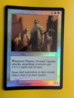 Pianna, Nomad Captain. Legend MTG Card. Odyssey.Old Border FOIL. - Image 2
